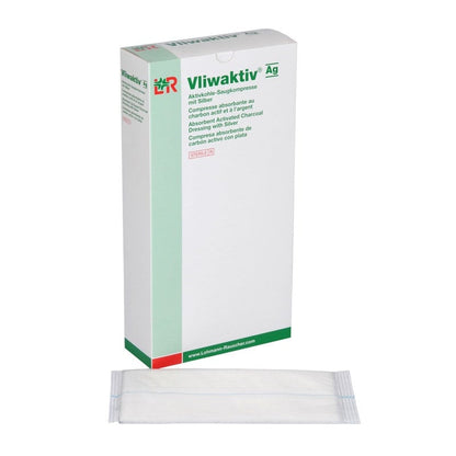 Vliwaktiv Ag Activated Charcoal Dressing 20 x 20 cm